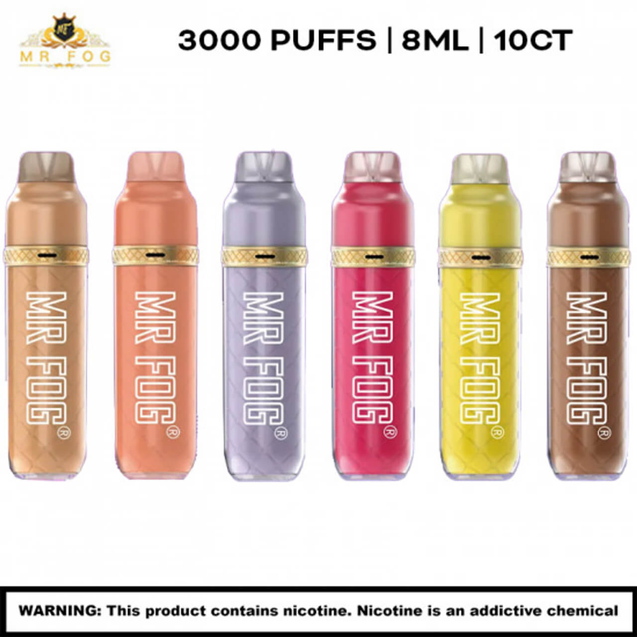 MR FOG | Max Air | 5% Nicotine | 3000 Puffs | 10 CT  product image